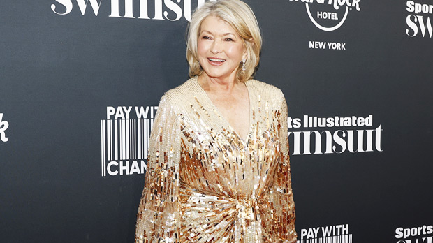 Martha Stewart, 81, Glows In Gold Sequined Gown At ‘Sports Illustrated’ Swimsuit Issue Launch