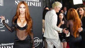 megan fox sheer dress SI: swim