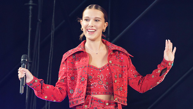 Millie Bobby Brown Wore a Red Glittery Cowgirl Outfit in Japan — See Photos