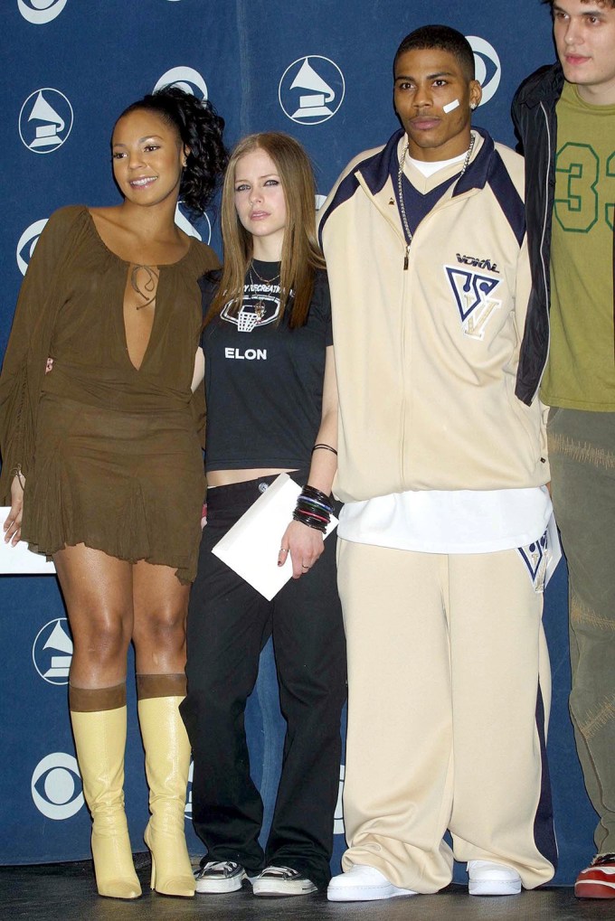Nelly & Ashanti at the 2003 Grammys Press Conference