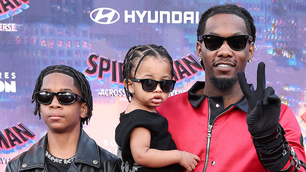 Offset Brings All 3 Sons to 'Spider-Man: Across the Spider-Verse