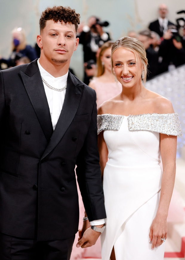 Brittany Mahomes Stuns In White Dress For Met Gala Debut With Patrick 6