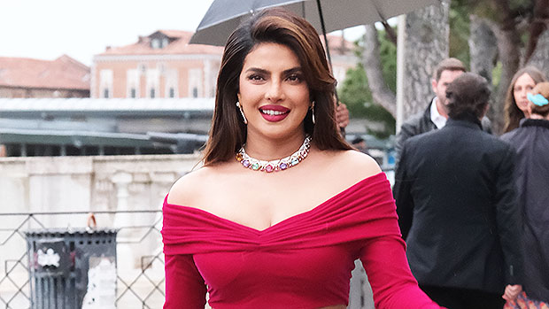 Priyanka Chopra Bares Her Abs In Rose Crop Top Dress At Bulgari Event In Venice: Photos