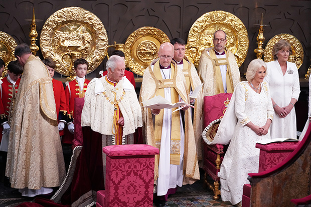 Camilla Parker Bowles at King Charles' coronation