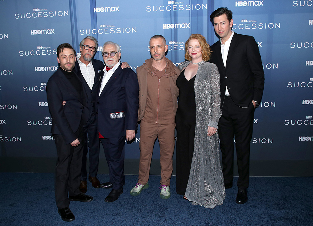 'Succession' Season 4 Premiere held at Jazz at Lincoln Center on March 20, 2023 in New York City, NY. 20 Mar 2023 Pictured: Kieran Culkin, Alan Ruck, Brian Cox, Jeremy Strong, Sarah Snook,. Photo credit: Steven Bergman/AFF-USA.COM / MEGA TheMegaAgency.com +1 888 505 6342 (Mega Agency TagID: MEGA959257_040.jpg) [Photo via Mega Agency]