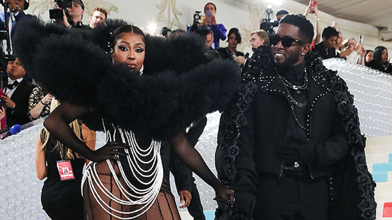 Diddy And Yung Miami At Met Gala 2023 Photos Hollywood Life