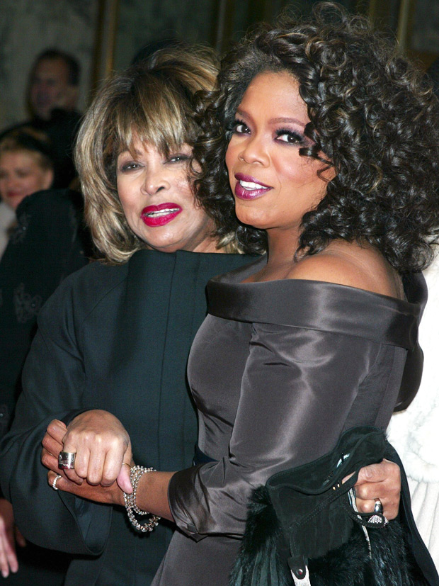 Tina Turner and Oprah Winfrey