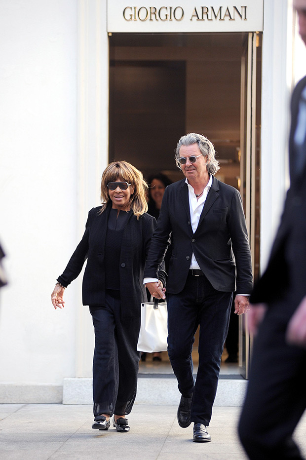 Tina Turner and Erwin Bach