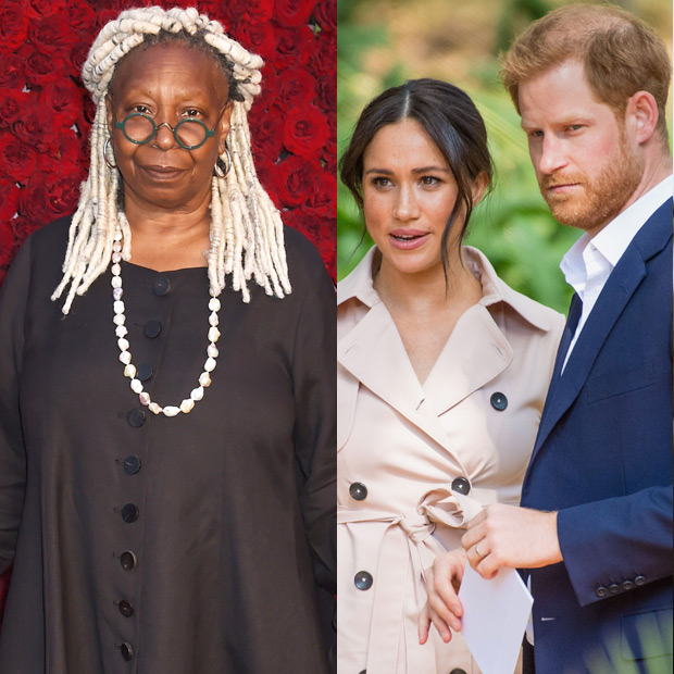 whoopi reacts harry & meghan car chase