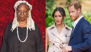 whoopi goldberg harry and meghan car chase