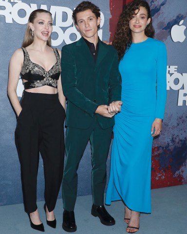 Amanda Seyfried, Tom Holland and Emmy Rossum
Apple TV+ 'The Crowded Room' Limited Series Premiere, New York, USA - 01 Jun 2023