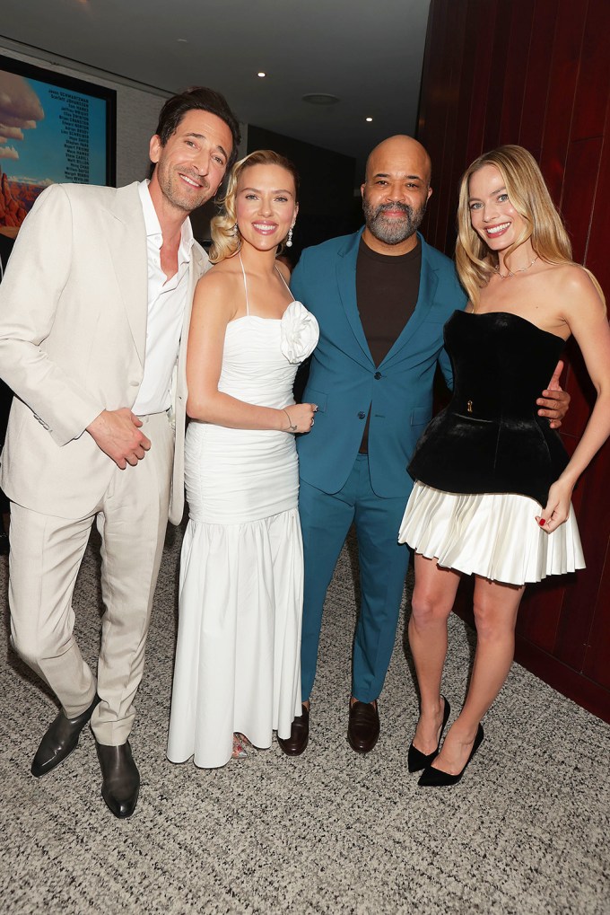Adrien Brody, Scarlett Johansson, Jeffrey Wright and Margot Robbie
