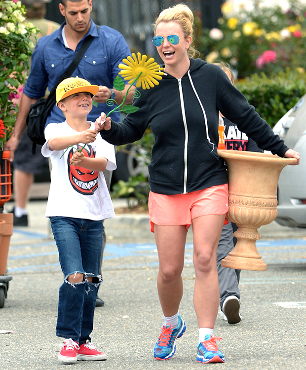 Britney Spears and son Jayden
