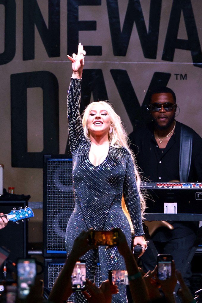 Christina Aguilera Headlines Pride Live’s Stonewall Day 2023 At Hudson Yards, Powered By Google