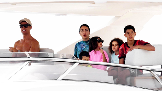 Cristiano Ronaldo Takes 5 Kids On Massive Yacht In Italy With GF Georgina Rodriguez: Photos