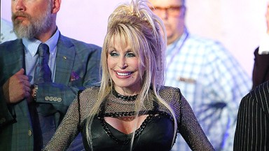 dolly parton leather outfit london