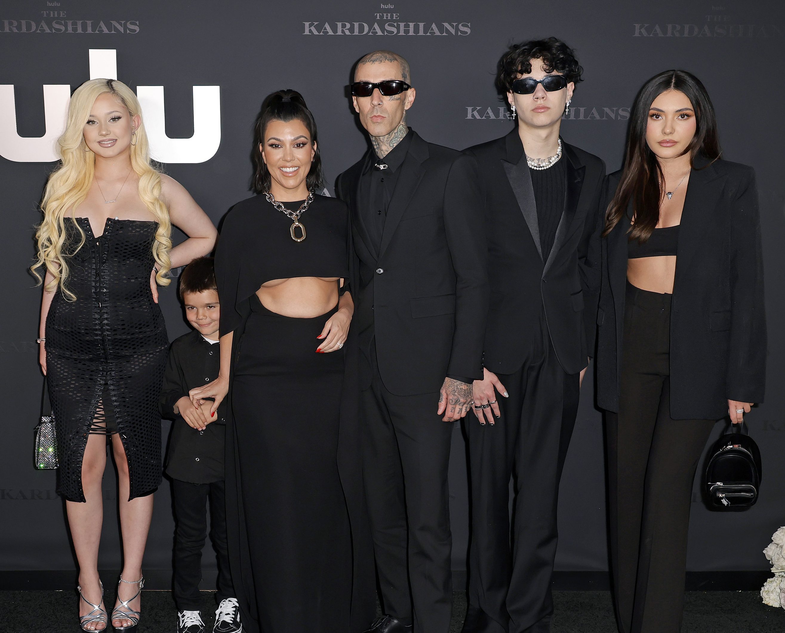 Kourtney Kardashian & Travis Barker's Kids: Photos of the Couple & Their Blended Family