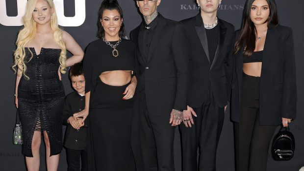 Kourtney Kardashian & Travis Barker's Kids: Photos of the Couple & Their Blended Family