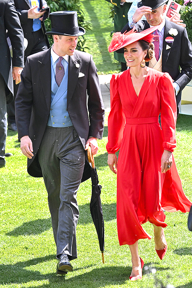 Kate Middleton In Red Dress At Royal Ascot 2023: Photos – Hollywood Life