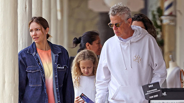 Katharine McPhee, 39, and David Foster, 73, step out in rare new family photo with son Renee, 2