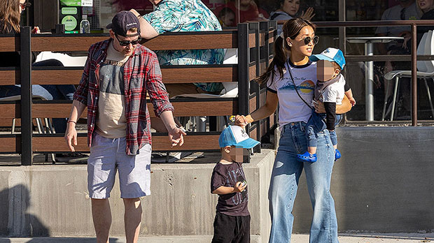 Macaulay Culkin & Brenda Song Take Their Kids Out For Some Frozen Yogurt During Cute Family Outing: Photos