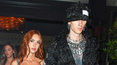Megan Fox Wears Mini Dress & Holds Hands With MGK In London: Photos ...