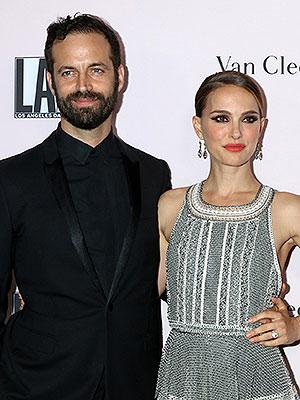 Natalie Portman Wipes Tear While Out With Benjamin Millepied