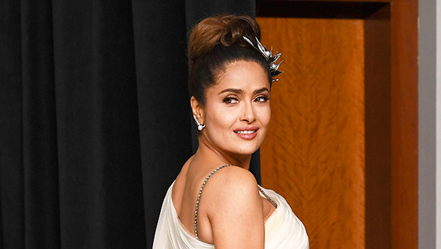 Salma Hayek, 56, Strips Down & Covers Herself In Just A Towel While Lounging In Sauna: Photos