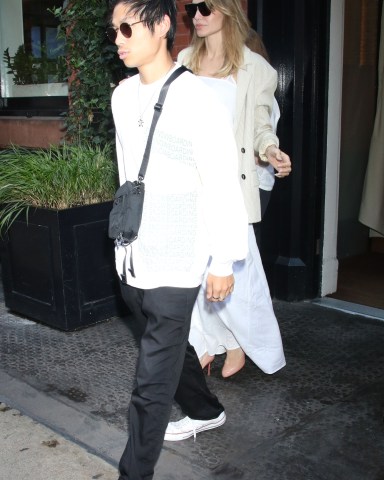Pax Jolie-Pitt and Angelina Jolie seen leaving Soho Hotel
Angelina Jolie out and about, New York, USA - 18 Aug 2023