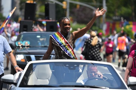 Billy Porter marches in the 2023 New York City Pride March on June 25, 2023 in New York City.
NYC Pride March, New York, USA - 25 Jun 2023