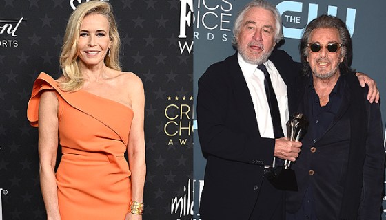 chelsea handler, al pacino, robert de niro