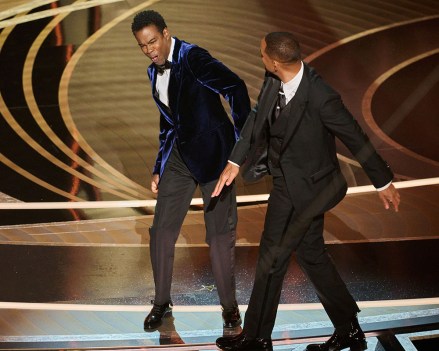 Will Smith parece golpear a Chris Rock 94th Annual Academy Awards, Show, Los Ángeles, EE. UU. - 27 de marzo de 2022