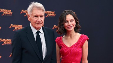 harrison ford and calista indiana jones germany premiere