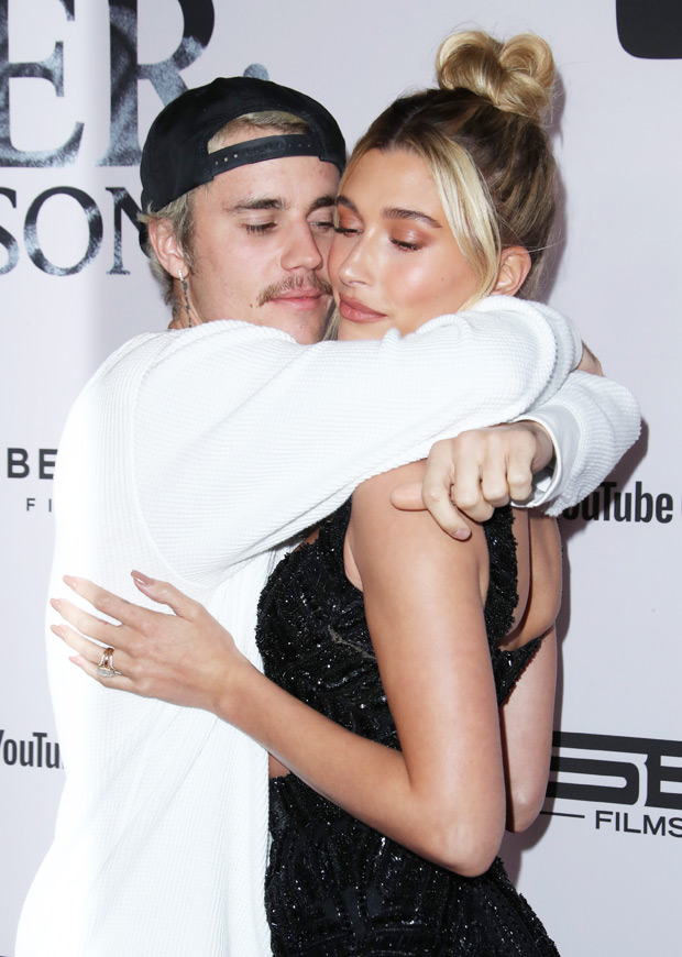 Justin and Hailey Bieber at the Seasons Premiere