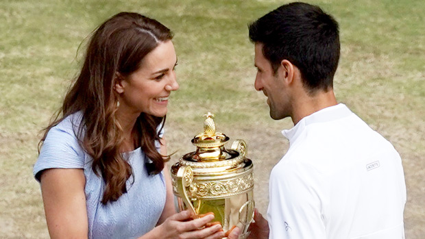 Kate Middleton Rocks White Skirt On Tennis Court With Roger Federer ...