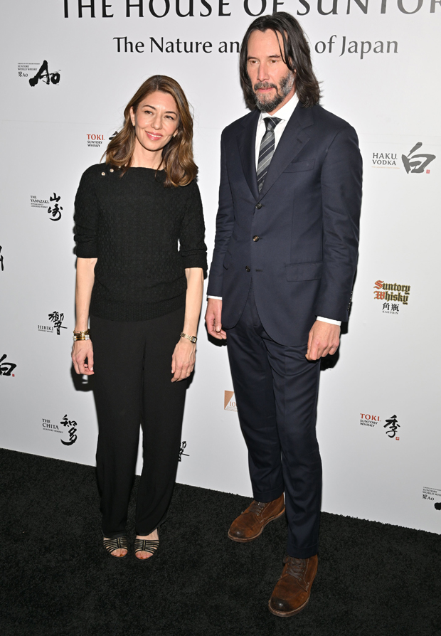 Keanu Reeves & Ex Sofia Coppola Reunite For Suntory Whiskey – Hollywood Life