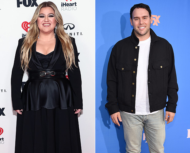 Kelly Clarkson y Scooter Braun