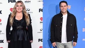Kelly Clarkson and Scooter Braun
