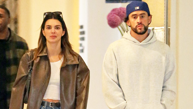 Kendall Jenner & Bad Bunny Spotted On Sexy Lunch Date In LA As Romance Heats Up: Photos