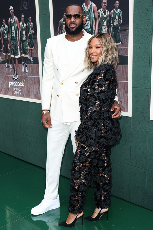 LeBron & Savannah James Shine At Star-Studded 'Hustle' Premiere