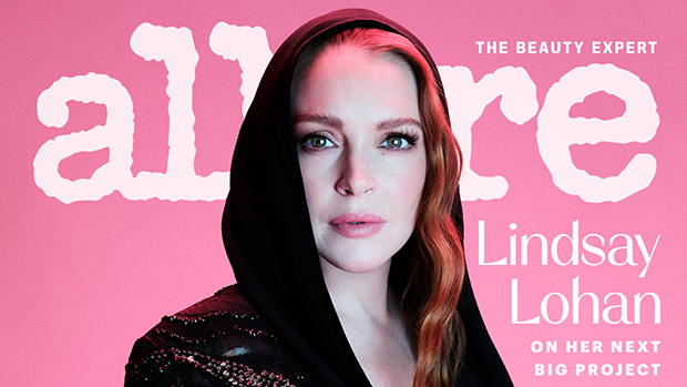 Lindsay Lohan Shows Off Bare Baby Bump In Cutout Dress On Gorgeous ‘Allure’ Cover