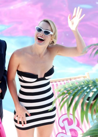 SYDNEY, AUSTRALIA  - Margot Robbie dazzles at Icebergs Bondi, turning up the Heat for 'Barbie' movie promotions.Pictured: Margot RobbieBACKGRID USA 29 JUNE 2023 BYLINE MUST READ: MTRX / BACKGRIDUSA: +1 310 798 9111 / usasales@backgrid.comUK: +44 208 344 2007 / uksales@backgrid.com*UK Clients - Pictures Containing ChildrenPlease Pixelate Face Prior To Publication*
