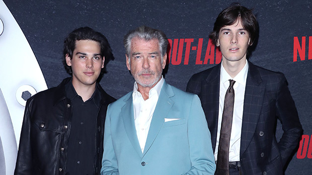 Pierce Brosnan Is Joined By His Look-Alike Sons For ‘The Out-Laws’ Premiere: Photo