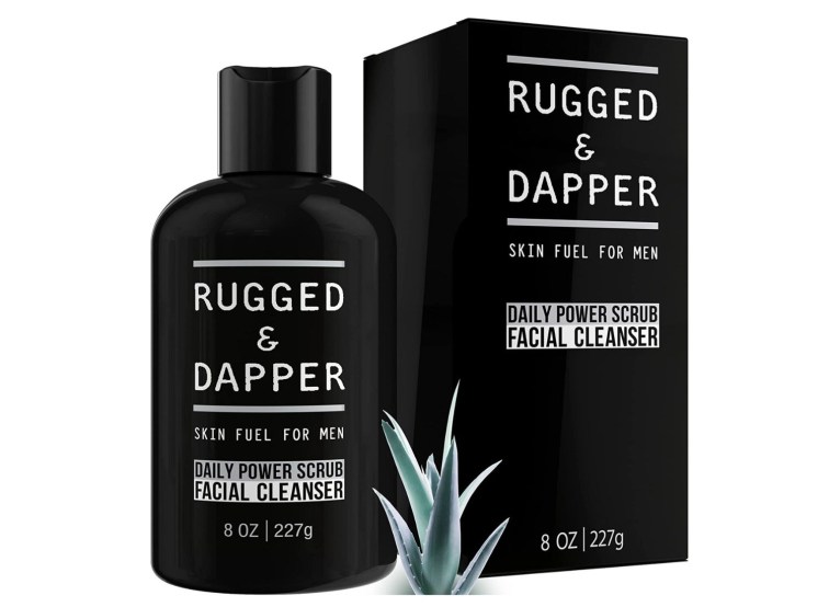 rugged and dapper men's face wash