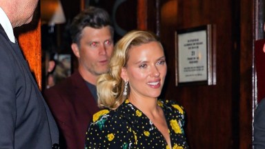 scarlett johansson, colin jost