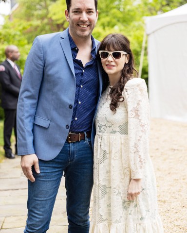 Zooey Deschanel and Jonathan Scott pose for photos at the 30th annual White House Correspondents' Garden Brunch at the Beall-Washington House in Washington, DC on April 29th, 2023.
30th Anniversary White House Correspondents' Garden Brunch, Washington DC, USA - 29 Apr 2023