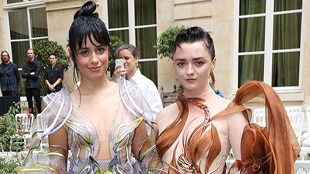 Camila Cabello Rocks Sheer Dress In Paris, France With Maisie Williams – Hollywood Life