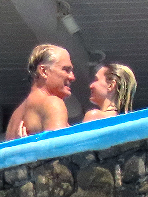Dolph Lundgren and Emma Krokdal