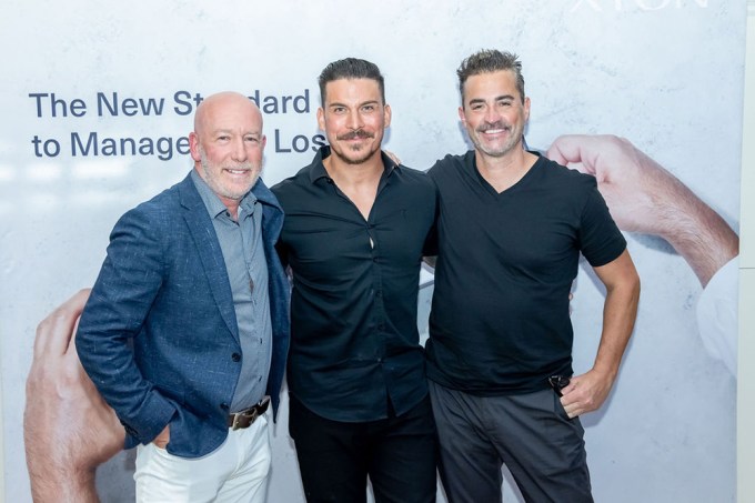 Dr. Simon Pimstone, Jax Taylor and his manager Ryan Revel