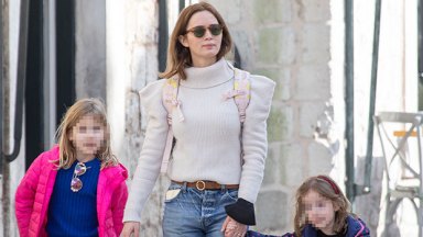 Emily Blunt and Daughters